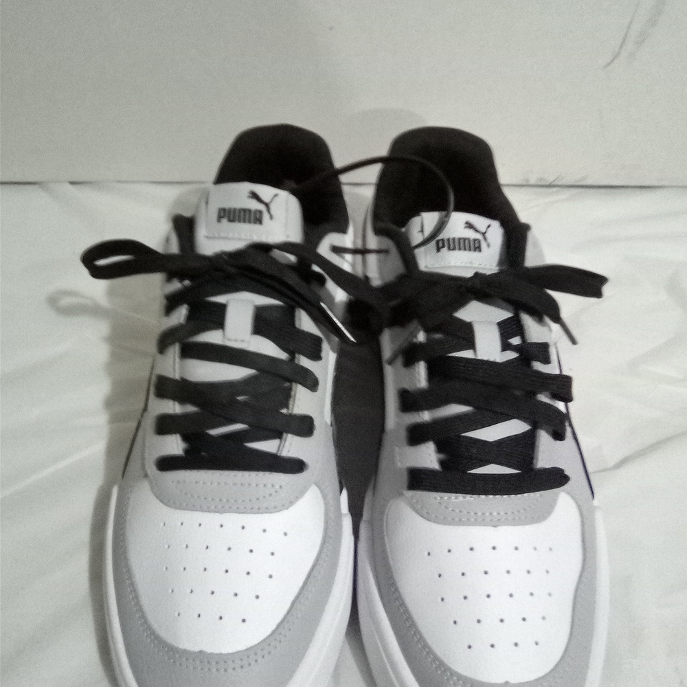 Puma White Leather Sneakers
